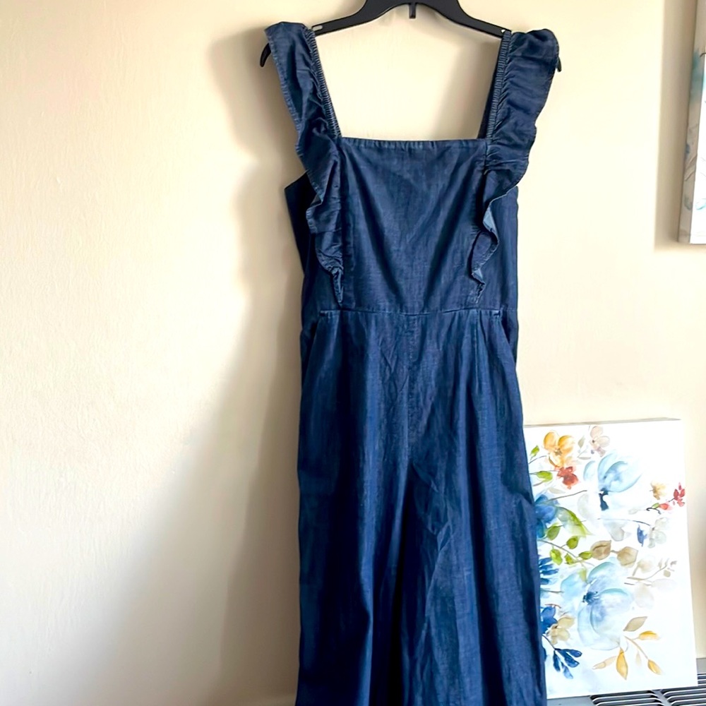 Gap denim jump suit